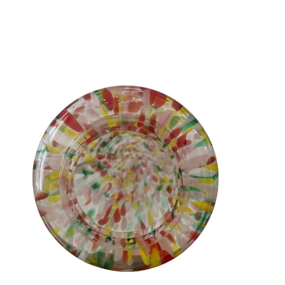 Hand Blown Poland Art Glass CHRISTMAS TREE 14.5" Set of 2 Multicolor Holiday NEW - Picture 8 of 16